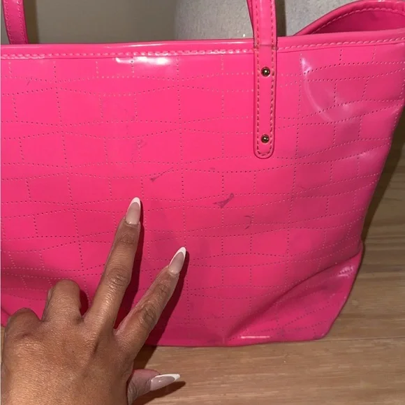 Kate Spade Neon Pink Tote - Picture 4 of 10